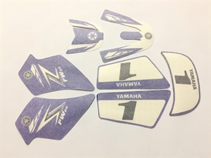 KIT DECO STICKERS YAMAHA BLEU PW50 PIWI 50 YAMAHA