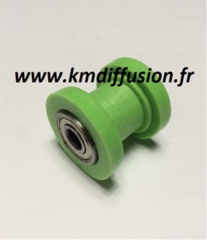 ROULETTE DE TENDEUR DE CHAINE RENFORCEE SHINERAY 250 STXE EN TEFLON VERT