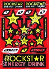 STICKERS ROCK STAR ENERGY, image N°1