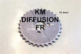 COURONNE DE CHAINE DE DISTRIBUTION DIRT BIKE 125 AGB37 CRF1 CRF2, image N°1