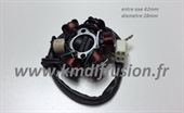 STATOR D'ALLUMAGE BIG FOOT 110/125 6 BOBINES 4 + 1 FILS, image N°1